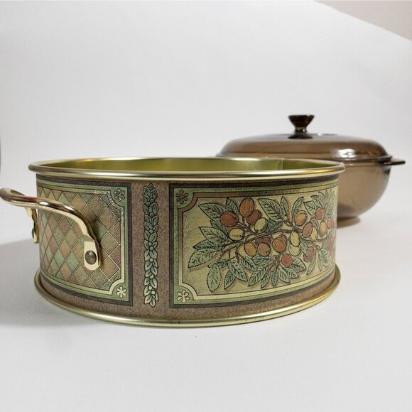 Vintage Pyrex Originals Fireside 2-Quart Casserole Dish W/ Amber Glass Lid - Picture 11 of 16